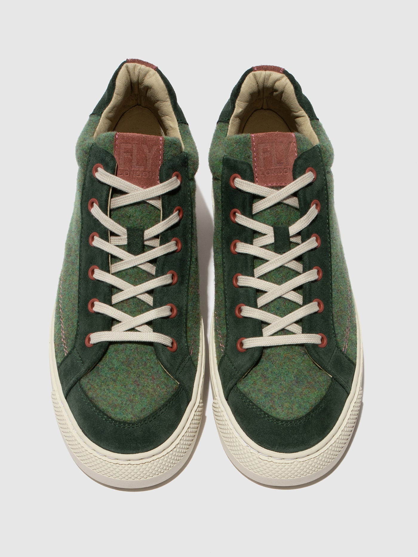 Hi-Top Trainers TELY688FLY MOSS GREEN/EMERALD/VINTAGE PINK