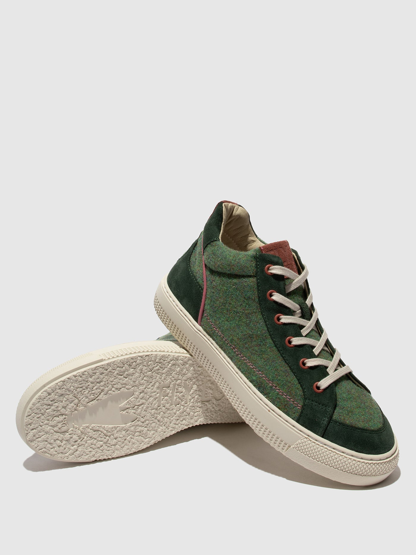 Hi-Top Trainers TELY688FLY MOSS GREEN/EMERALD/VINTAGE PINK