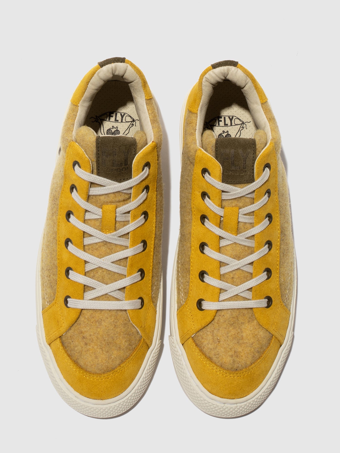 Pale yellow trainers online