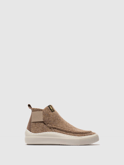 Velcro Trainers SLEV706FLY TAUPE