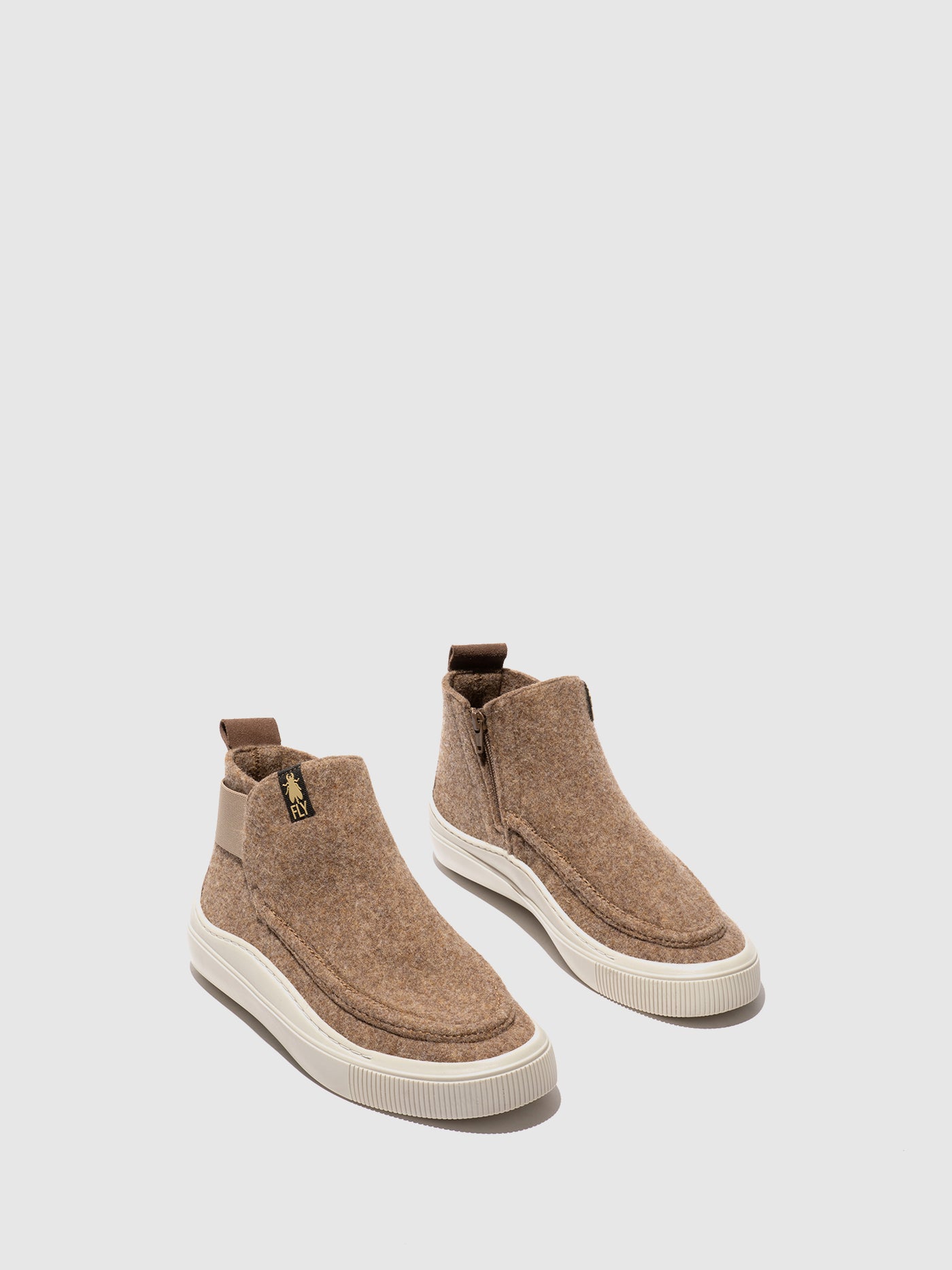 Velcro Trainers SLEV706FLY TAUPE