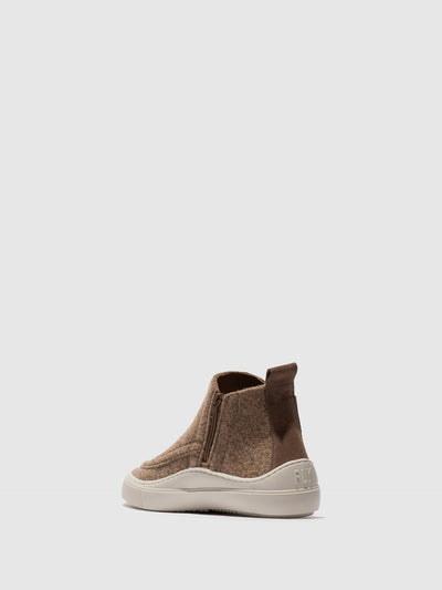 Velcro Trainers SLEV706FLY TAUPE