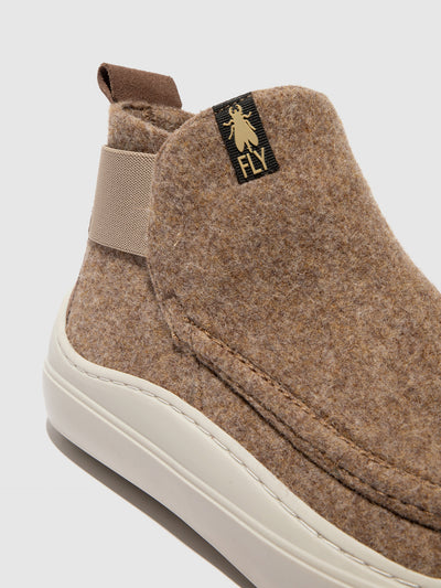 Velcro Trainers SLEV706FLY TAUPE