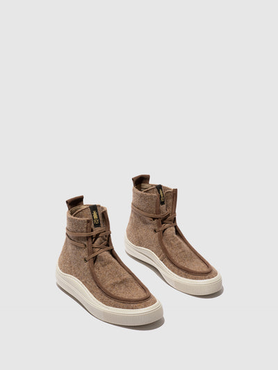 Lace-up Trainers SAFY708FLY TAUPE