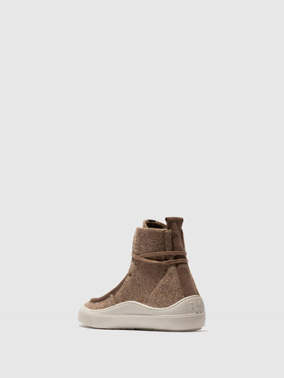 Lace-up Trainers SAFY708FLY TAUPE
