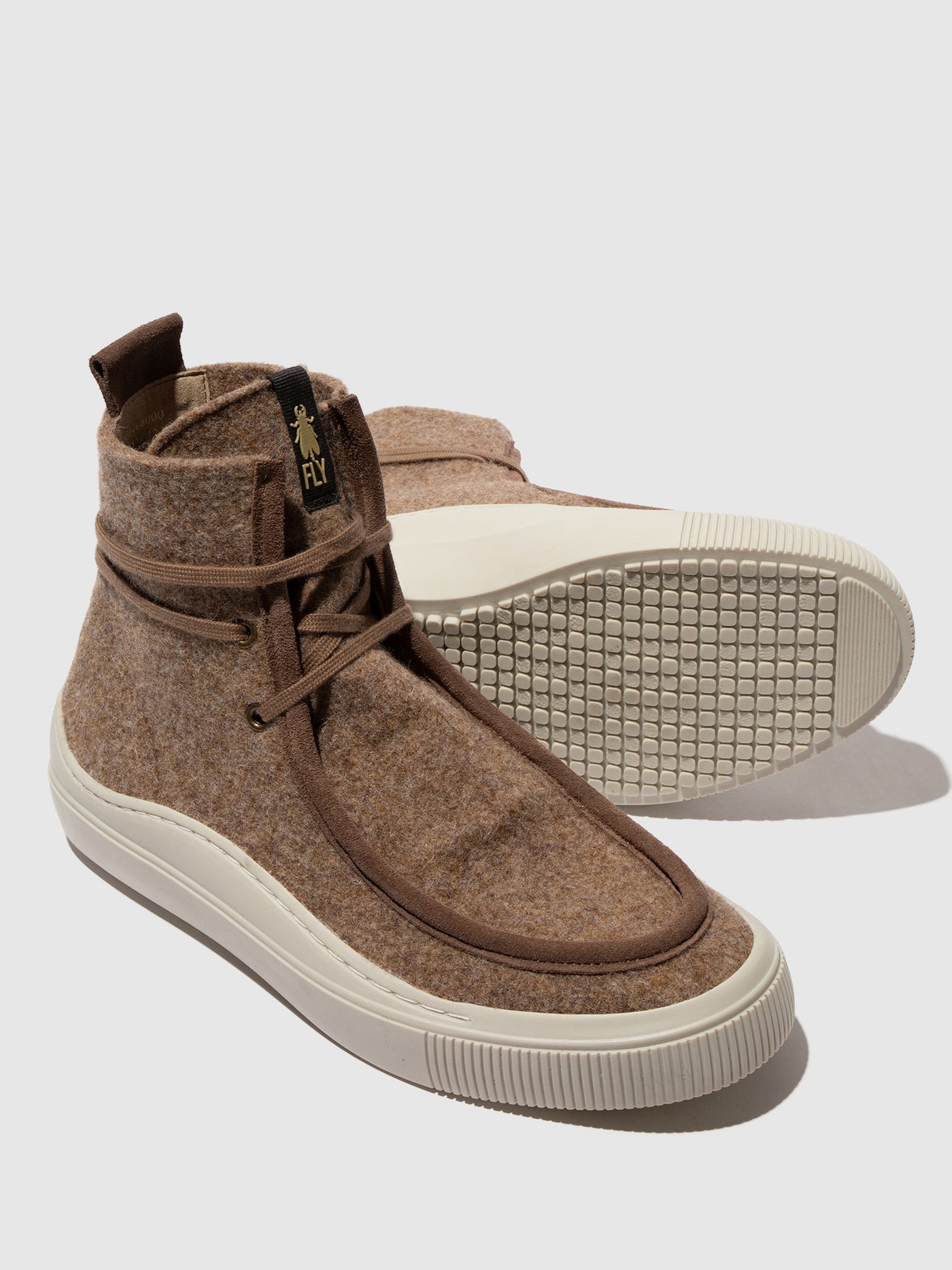 Lace-up Trainers SAFY708FLY TAUPE