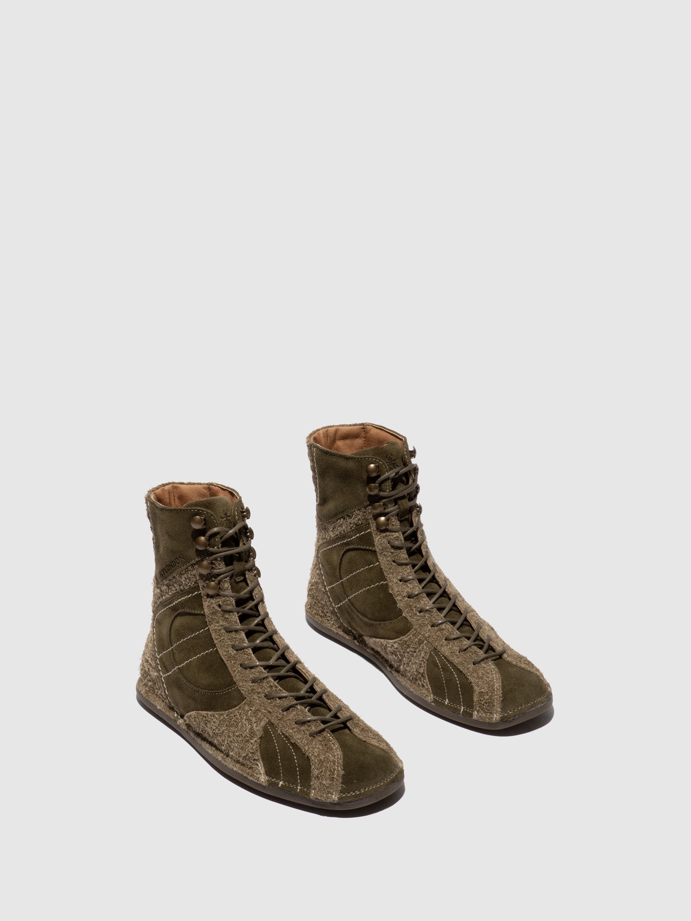 Hi-Top Trainers FARV573FLY KHAKI