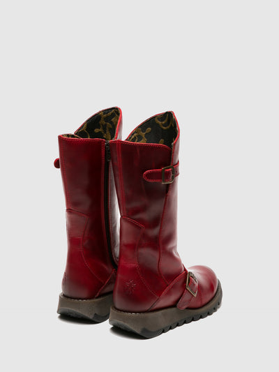 Buckle Boots MES 2 RED