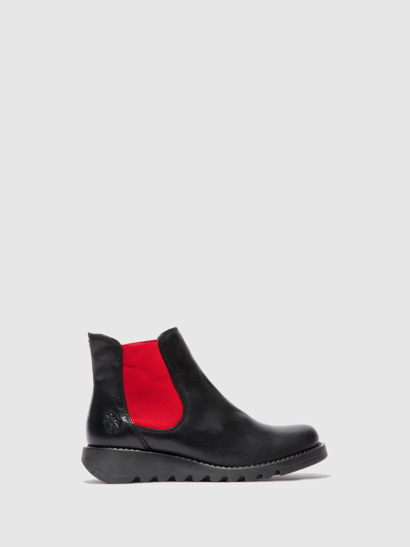 Chelsea Ankle Boots SALV RUG BLACK (RED ELASTIC)