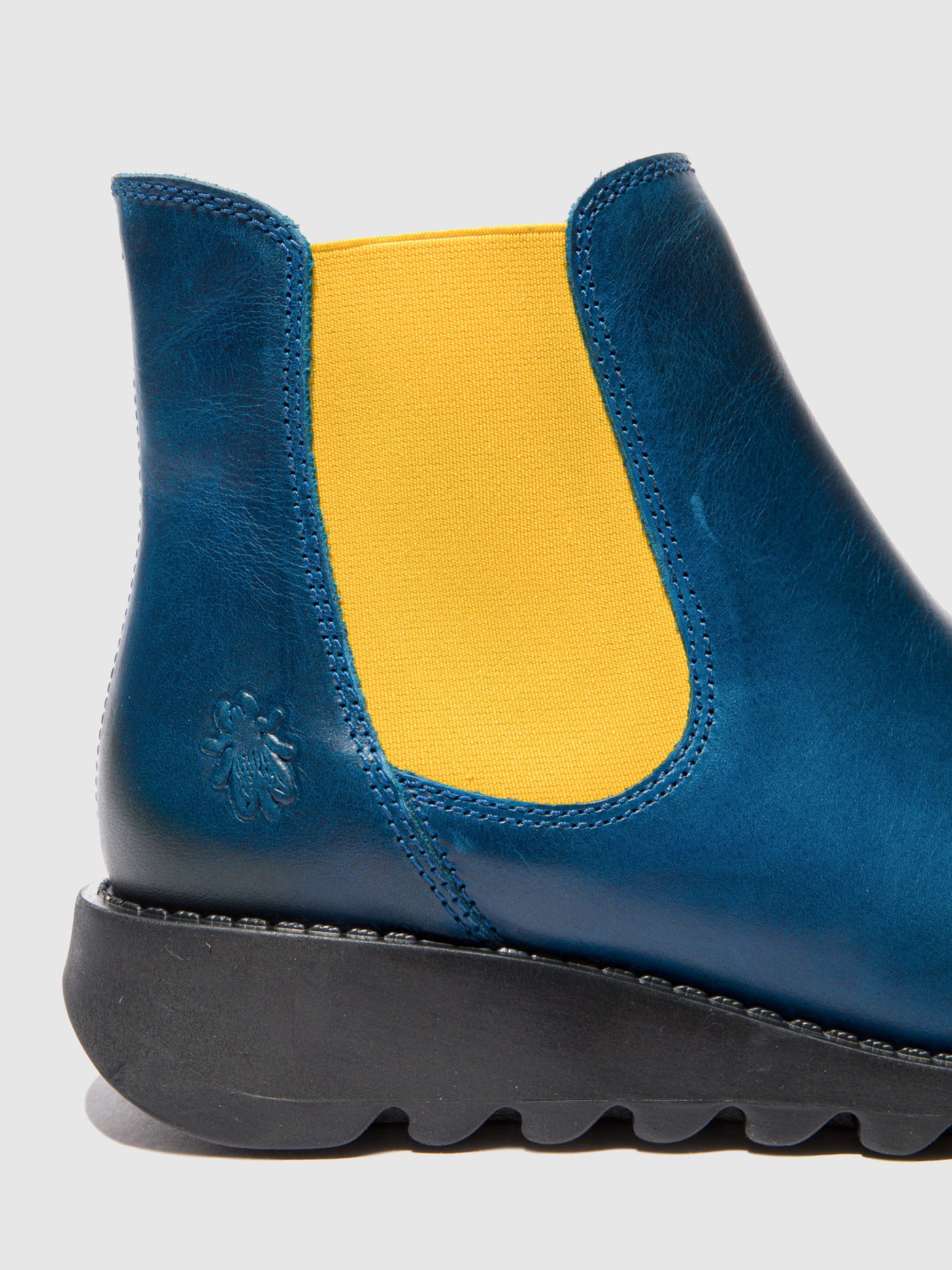 Chelsea Ankle Boots SALV RUG ROYAL BLUE (MUSTARD ELASTIC)