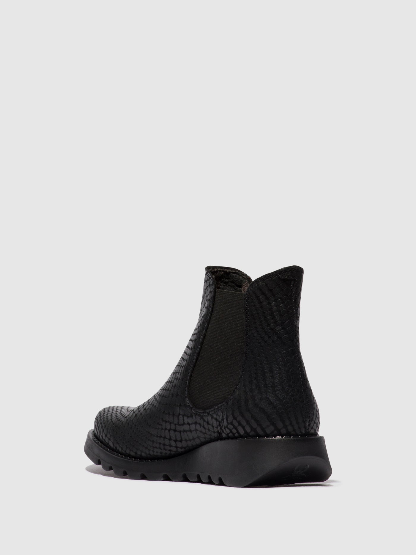 Chelsea Ankle Boots SALV CROCO BLACK