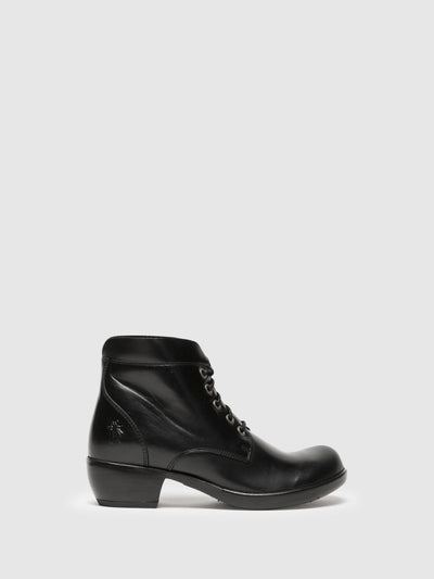 Lace-up Ankle Boots MESU780FLY BLACK
