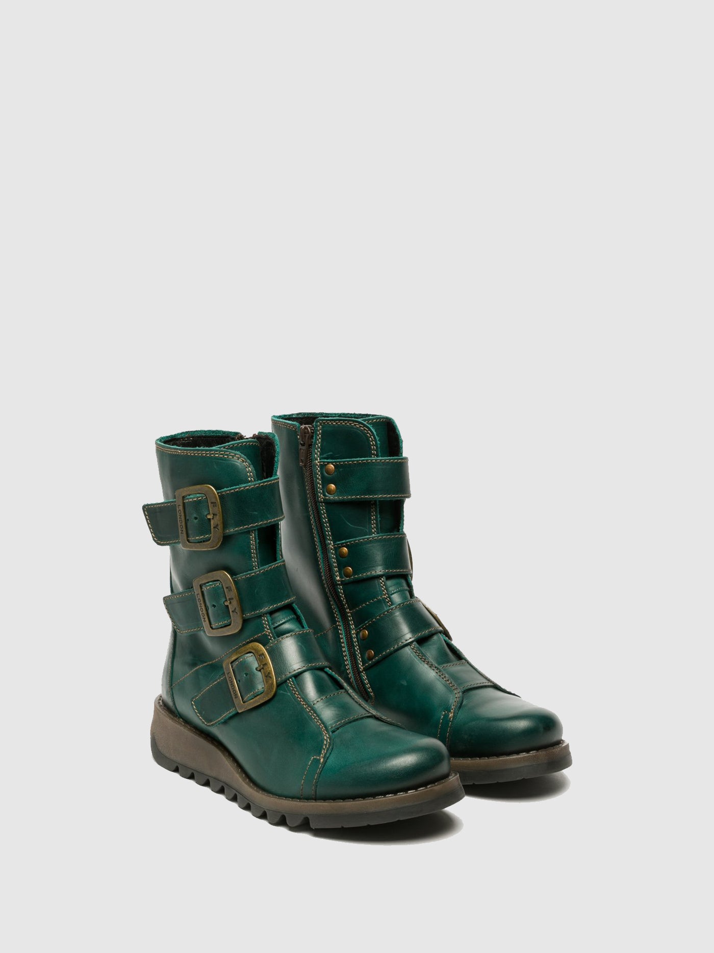 Buckle Ankle Boots SCOP110FLY PETROL
