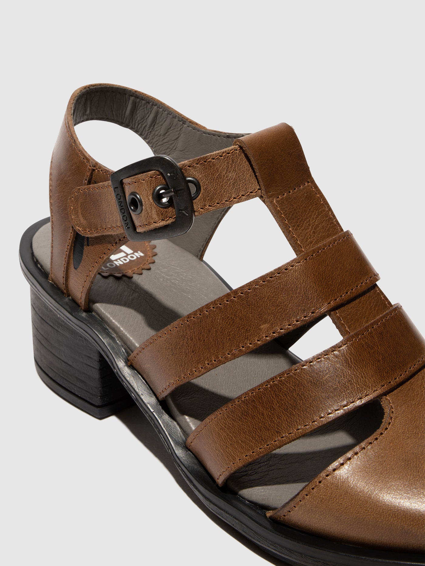 T-Strap Sandals CAHY195FLY CAMEL