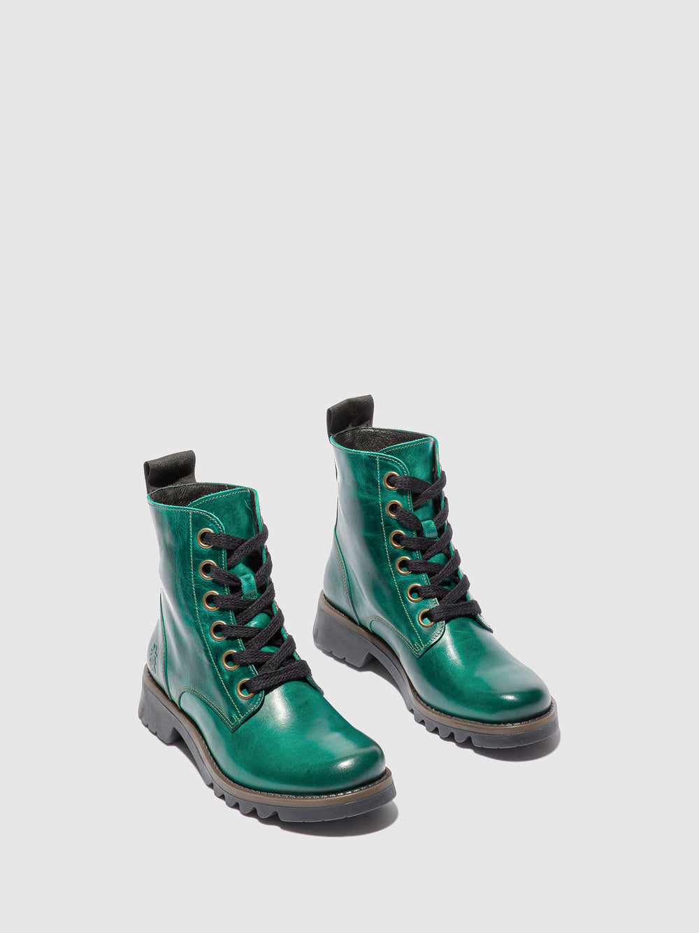 Fly London RAGI539FLY Stivali Alla Moda Donna, Colore Argento, Tacco Comodo - Numero 36 - 5