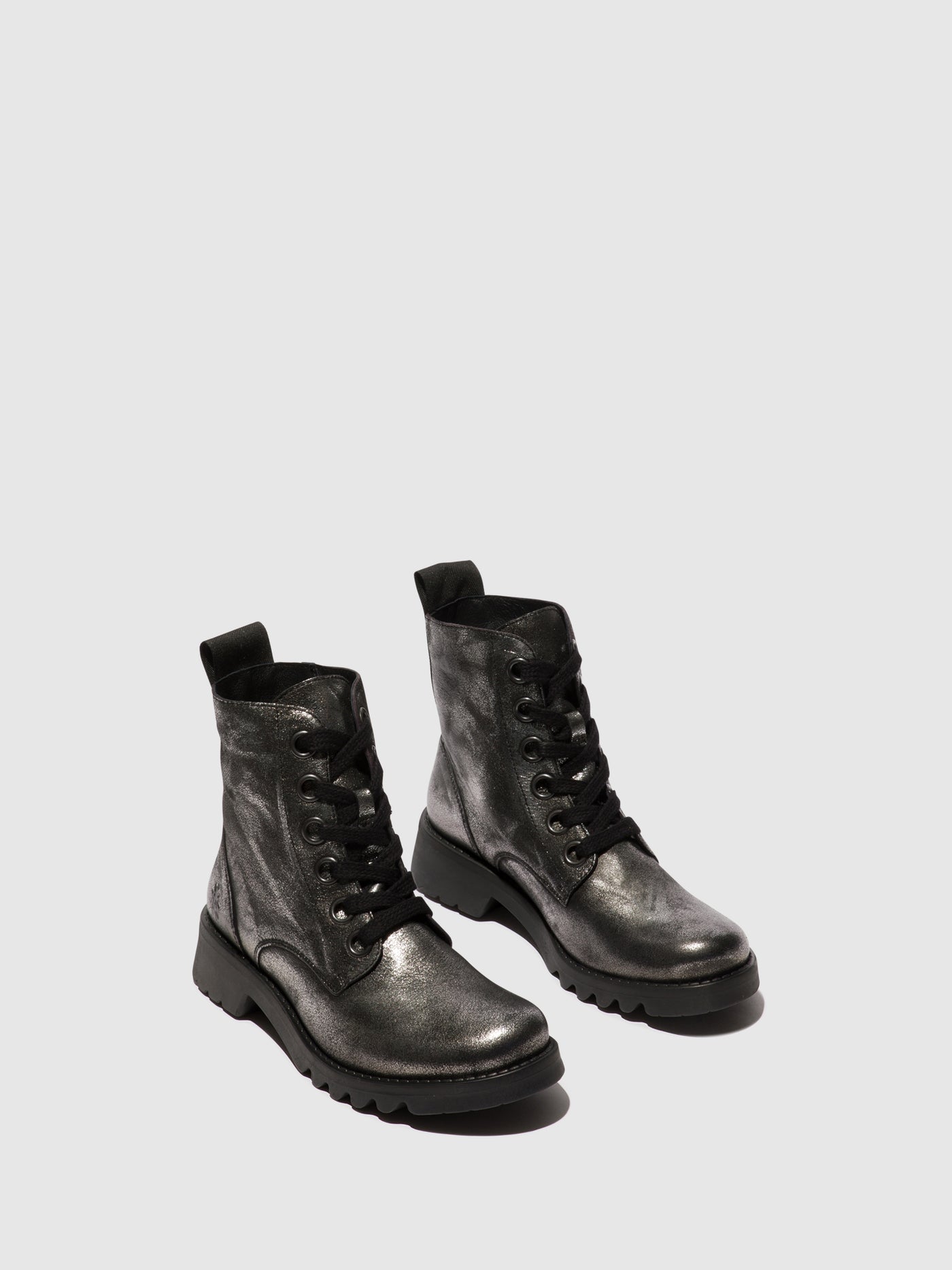 Lace-up Ankle Boots RAGI539FLY SILVER