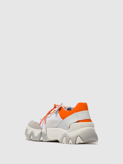 Elasticated Trainers FIAN634FLY OFFWHITE/CORAL