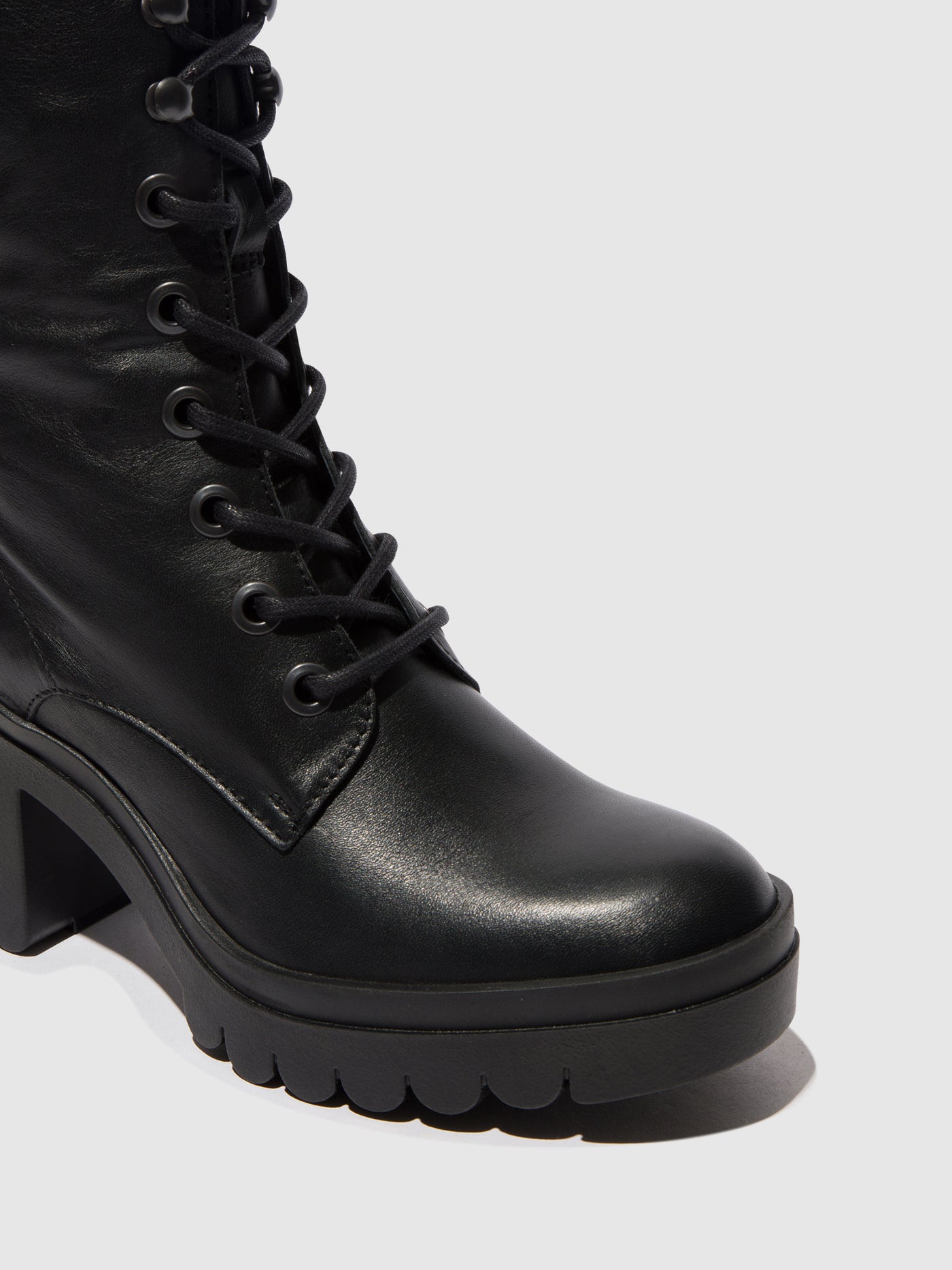Lace-up Ankle Boots TIEL642FLY BLACK