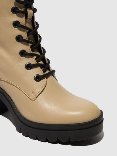 Lace-up Ankle Boots TIEL642FLY BEIGE