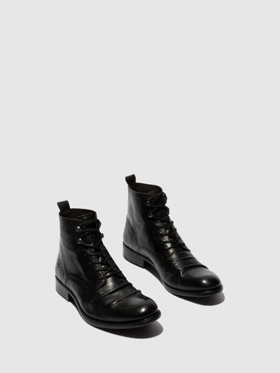 Lace-up Ankle Boots MYKE660FLY ESTIGMA(VEGETAL) BLACK