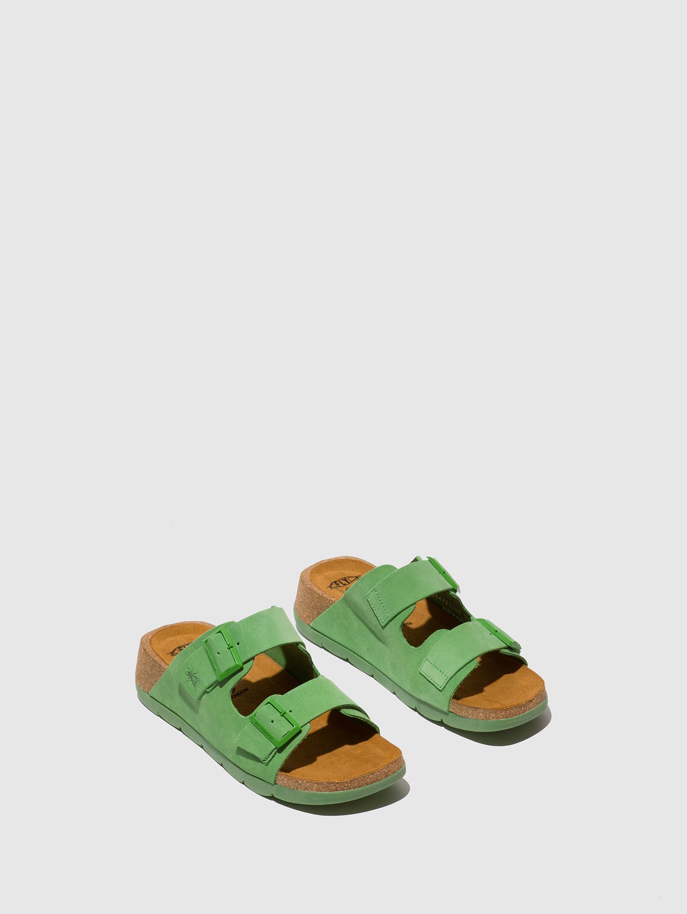 Buckle Sandals CAJA721FLY LIME GREEN