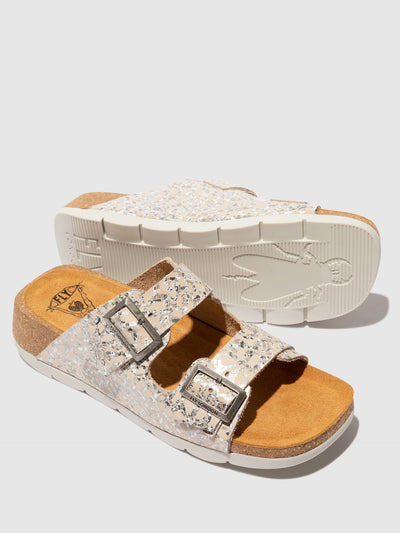 Buckle Sandals CAJA721FLY FANTASY WHITE