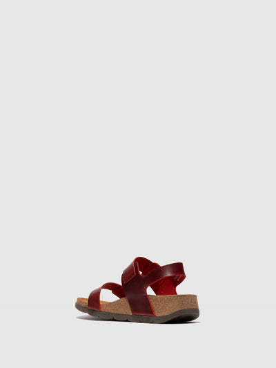 Buckle Sandals CEKE722FLY BRIDLE RED