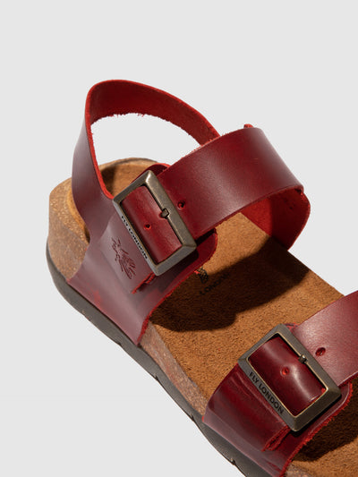 Buckle Sandals CEKE722FLY BRIDLE RED