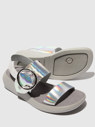 Buckle Sandals BANI739FLY SILVER