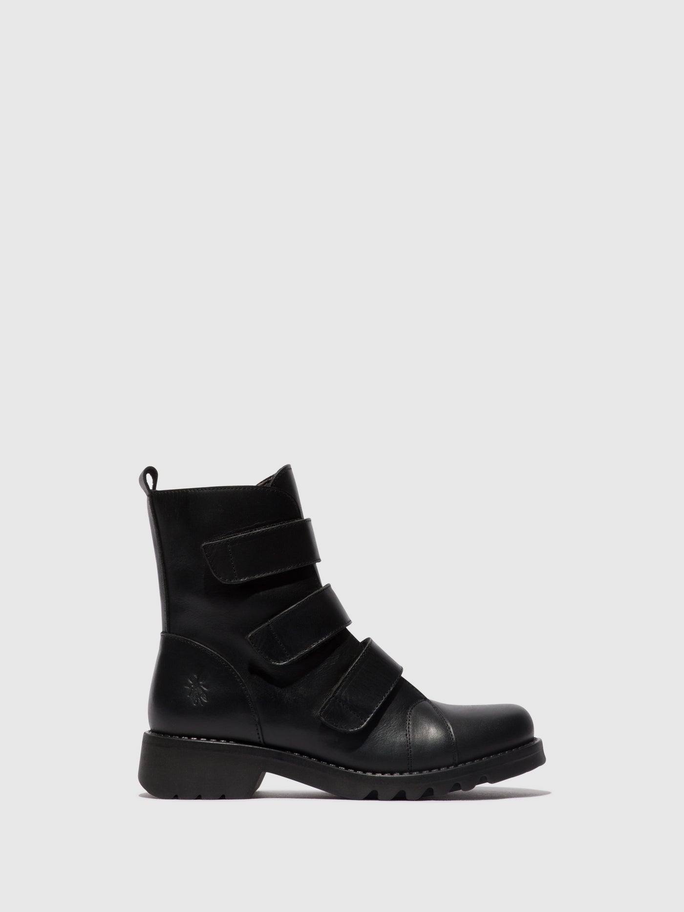 Velcro Ankle Boots RACH790FLY BLACK (ALL BLACK)