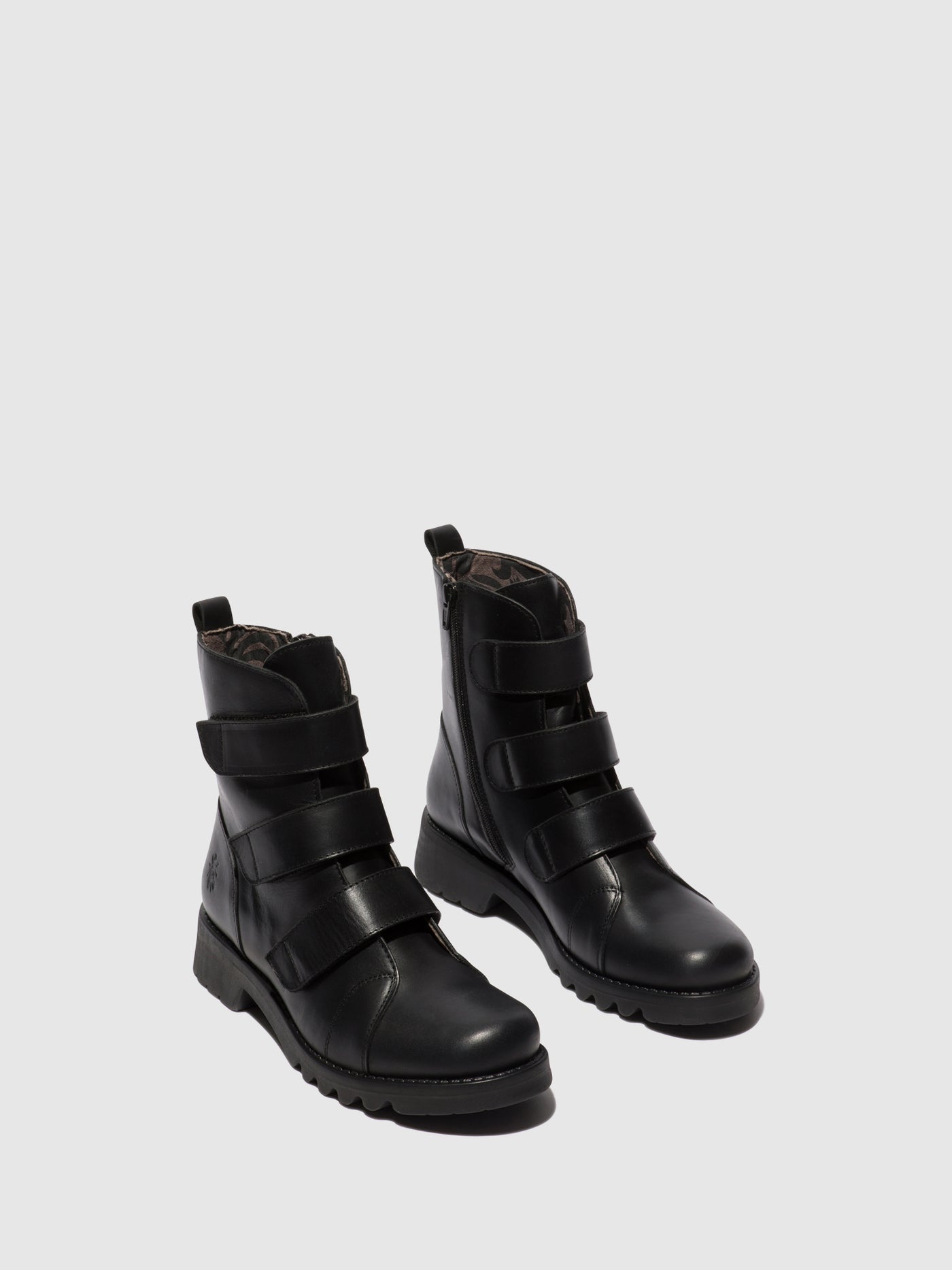 Velcro Ankle Boots RACH790FLY BLACK (ALL BLACK)