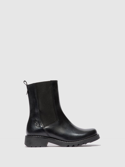 Chelsea Ankle Boots REIN795FLY RUG BLACK(ALL BLACK)