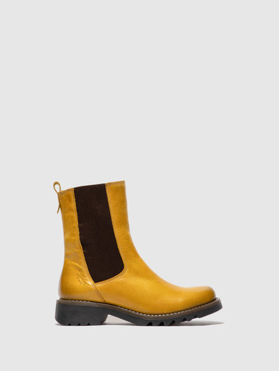 Chelsea Ankle Boots REIN795FLY RUG MUSTARD