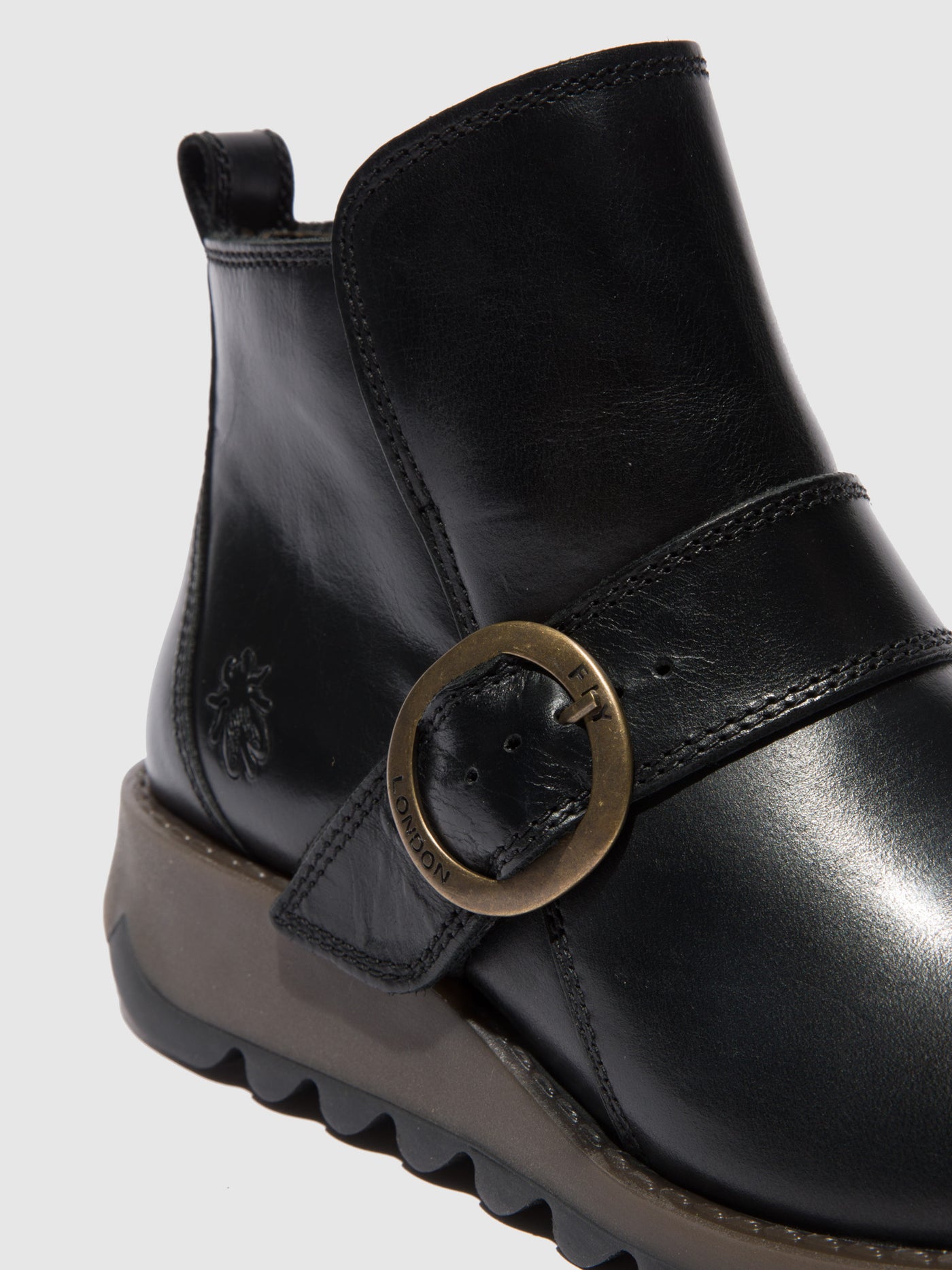 Buckle Boots SIAS812FLY RUG BLACK