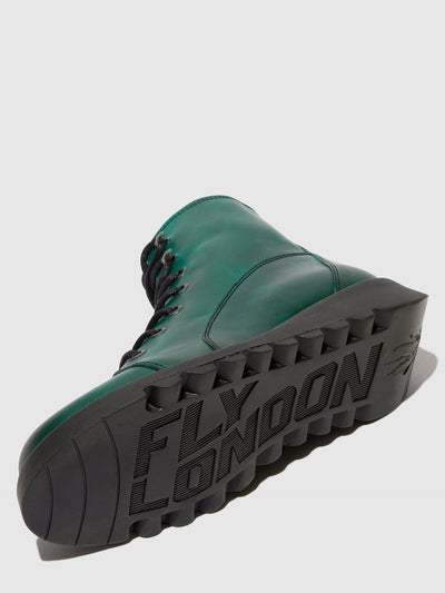 Lace-up Ankle Boots SORE813FLY SHAMROCK GREEN (BLACK SOLE)