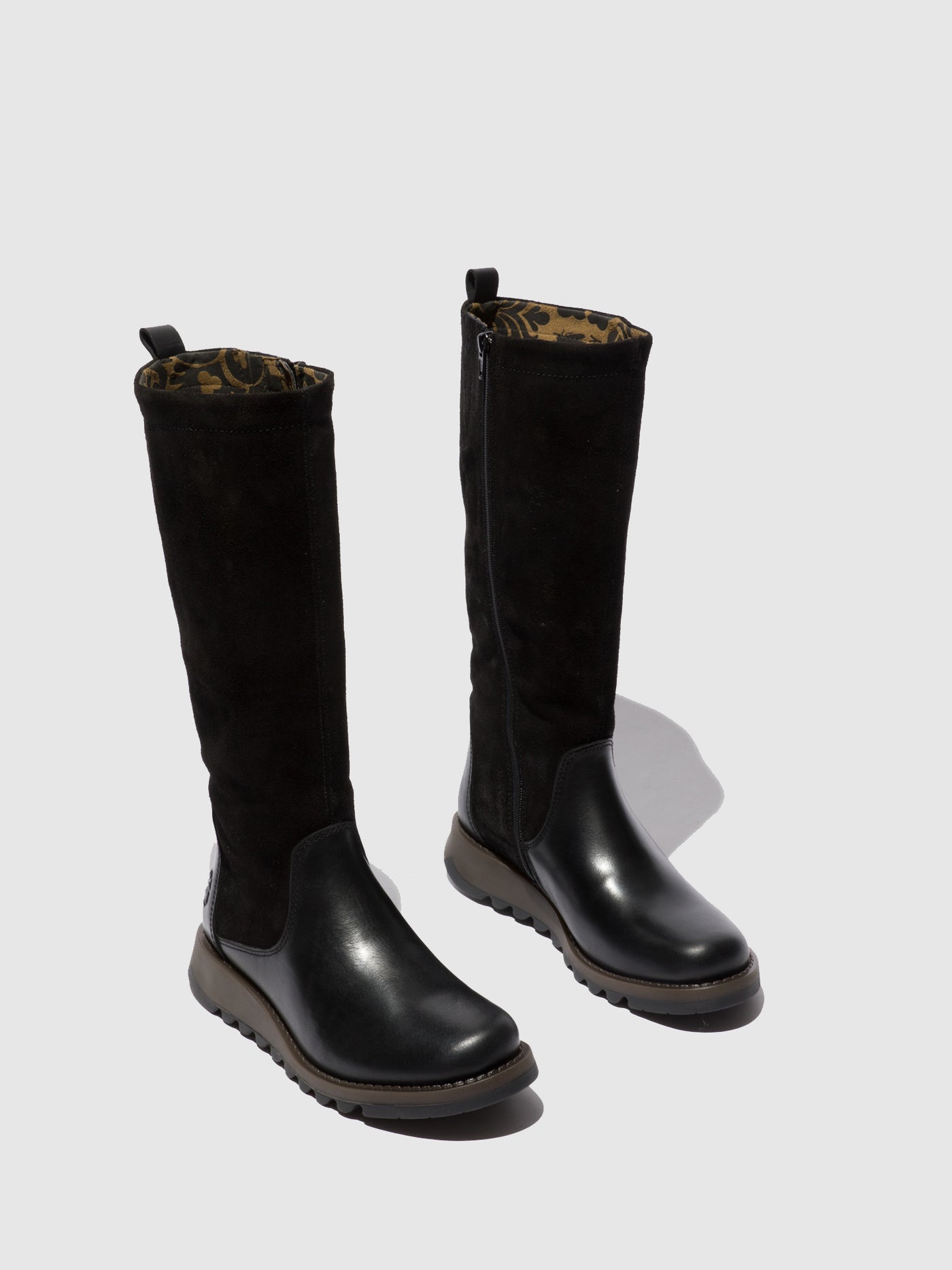 Zip Up Boots SEME828FLY RUG/OILSUEDE BLACK