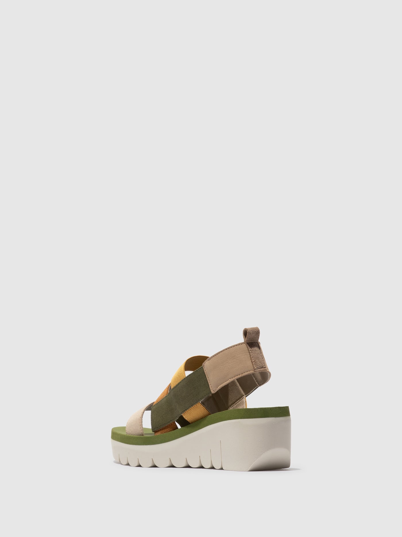 Strappy Sandals YERE847FLY CLOUD/MULTICOLOR/ARMY GREEN