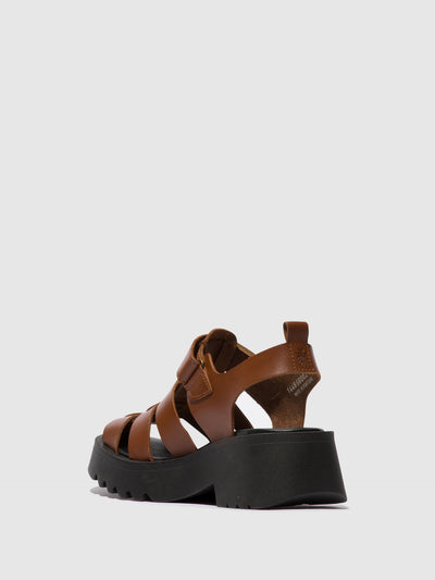 Strappy Sandals MAIE850FLY COGNAC