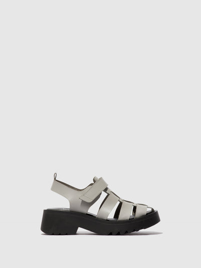 Bulla Emma leather platform sandals in white - Nodaleto | Mytheresa