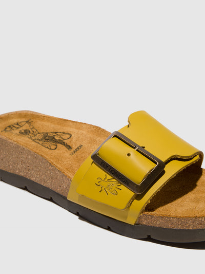 Open Toe Mules CARB851FLY MUSTARD