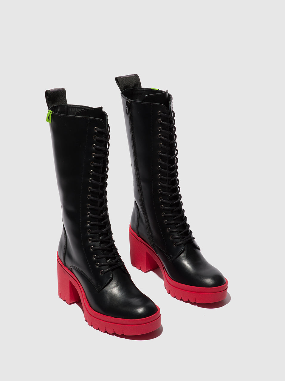 Lace-up Boots TALY884FLY TUNDER BLACK (RED SOLE)