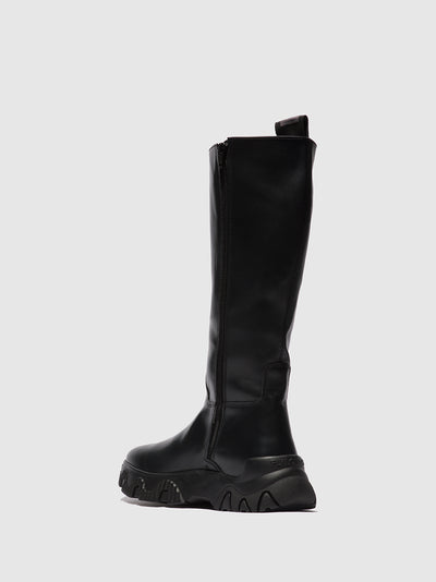 Zip Up Boots FEBE886FLY TUNDER BLACK