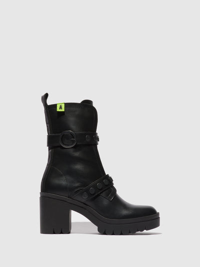 Zip Up Ankle Boots TAMA888FLY NAUSICA BLACK