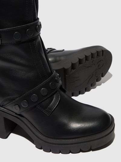 Zip Up Ankle Boots TAMA888FLY NAUSICA BLACK