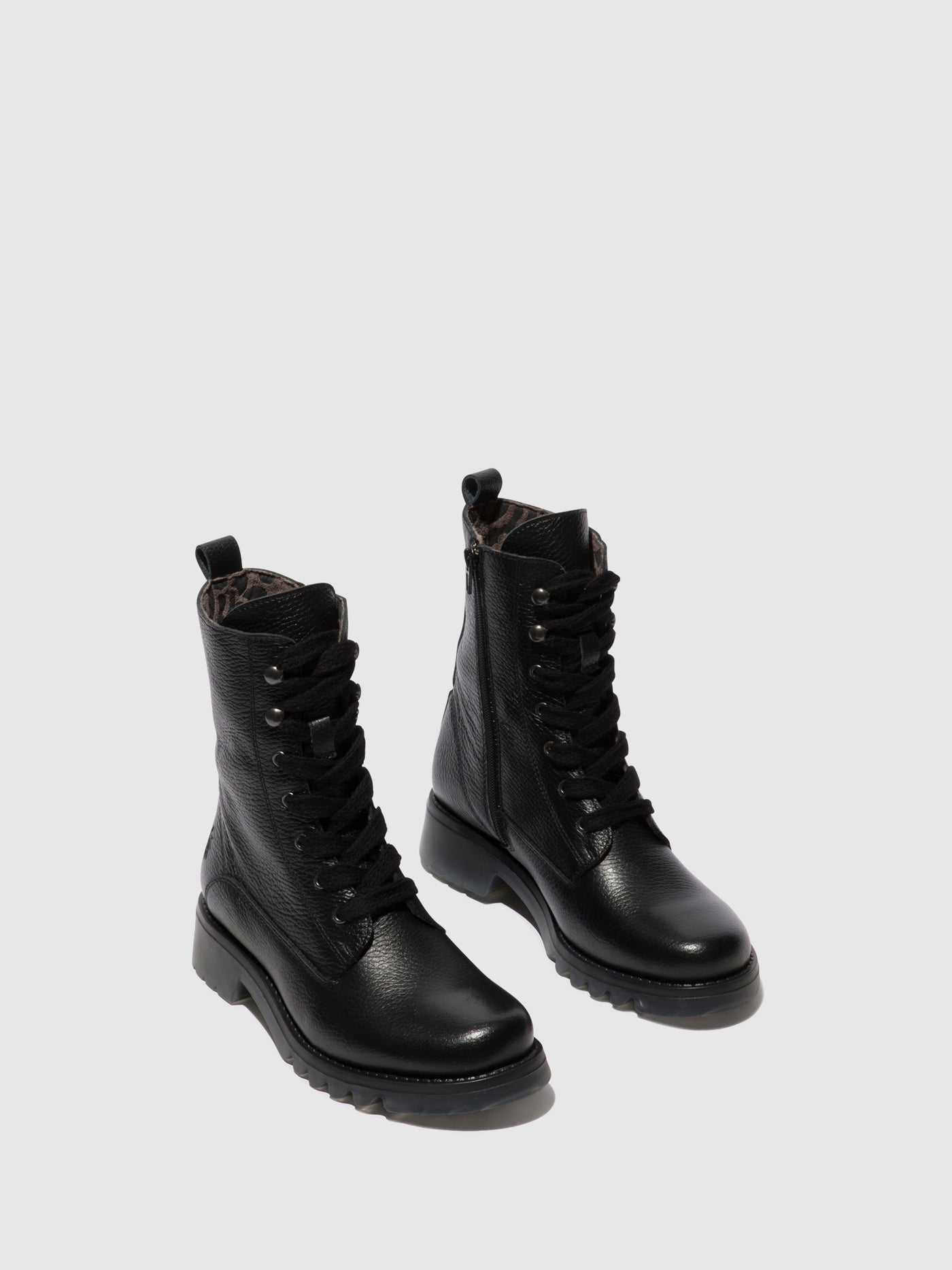 Lace-up Ankle Boots REID893FLY BLACK