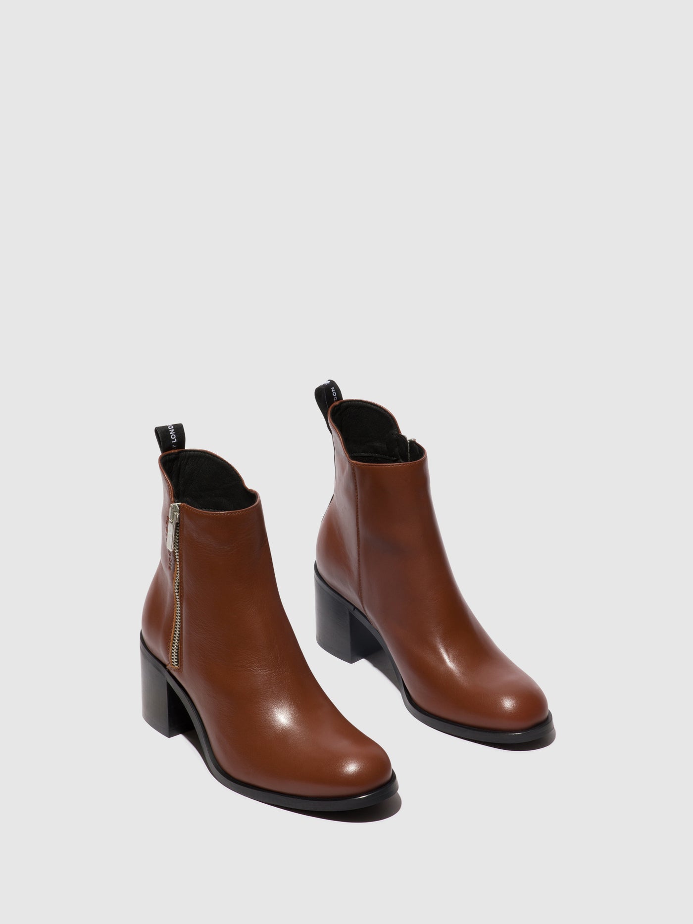 Zip Up Ankle Boots ADER912FLY COGNAC