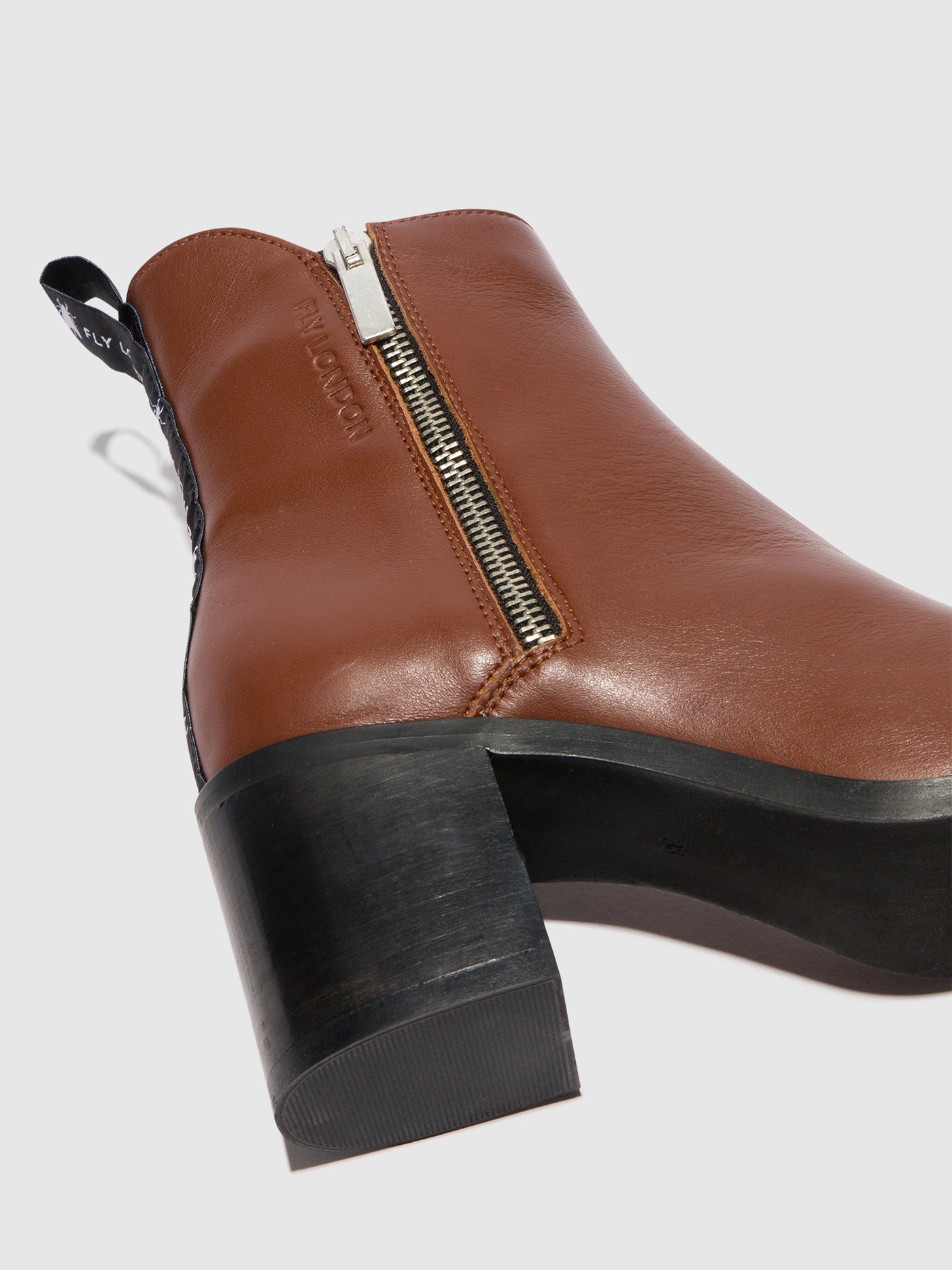 Zip Up Ankle Boots ADER912FLY COGNAC