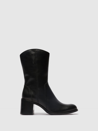 Zip Up Ankle Boots ASTA914FLY BLACK
