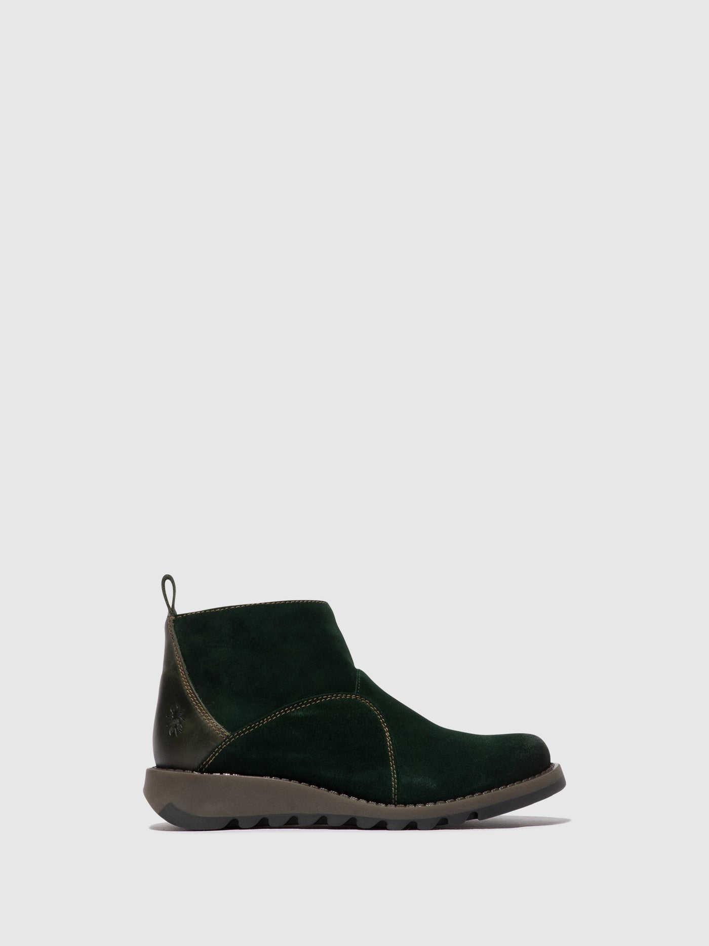 Zip Up Ankle Boots SELY918FLY FOREST GREEN/DIESEL