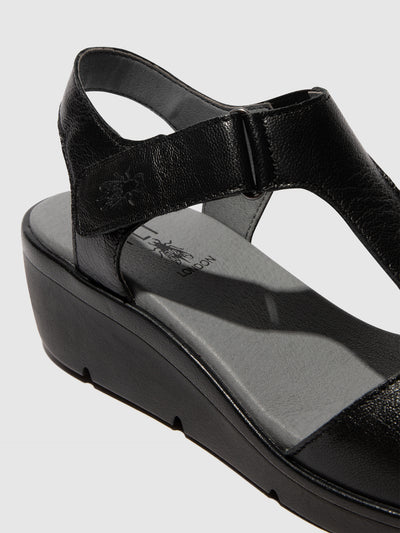 T-Strap Sandals NOVA932FLY BLACK